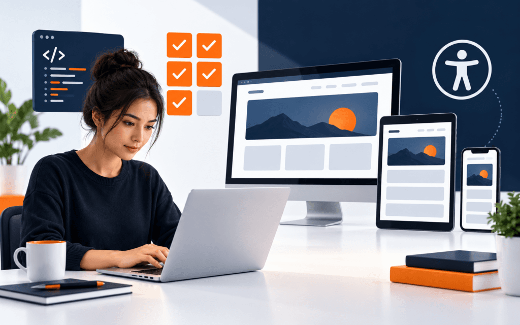 Featured image illustrating can you learn web design online? a weekly practice system for pakistan learners.