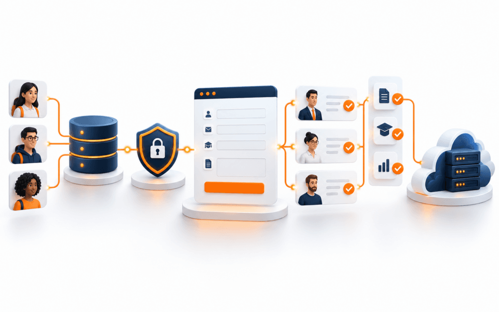 Featured image illustrating plan a full-stack student project: admissions portal from data model to deployment.